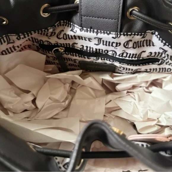 ❌SALE❌Juicy Couture Vintage Dreams Tote Daydreamer HTF dusty blush amd chocolate - Picture 7 of 7